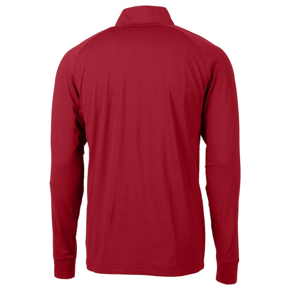 Detroit Tigers Cutter & Buck Patriotic Logo Adapt Eco Knit Stretch Recycled Quarter-Zip Pullover Top - MLB Pullover