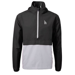 Los Angeles Dodgers Cutter & Buck Charter Eco Recycled Half-Zip Anorak Jacket - MLB Jackets