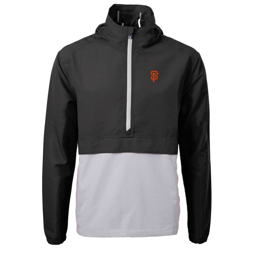 San Francisco Giants Cutter & Buck Charter Eco Recycled Half-Zip Anorak Jacket - MLB Jackets