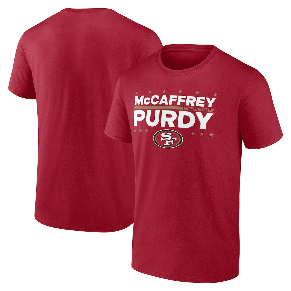 San Francisco 49ers Christian McCaffrey & Brock Purdy  Election Players T-Shirt | NFL US