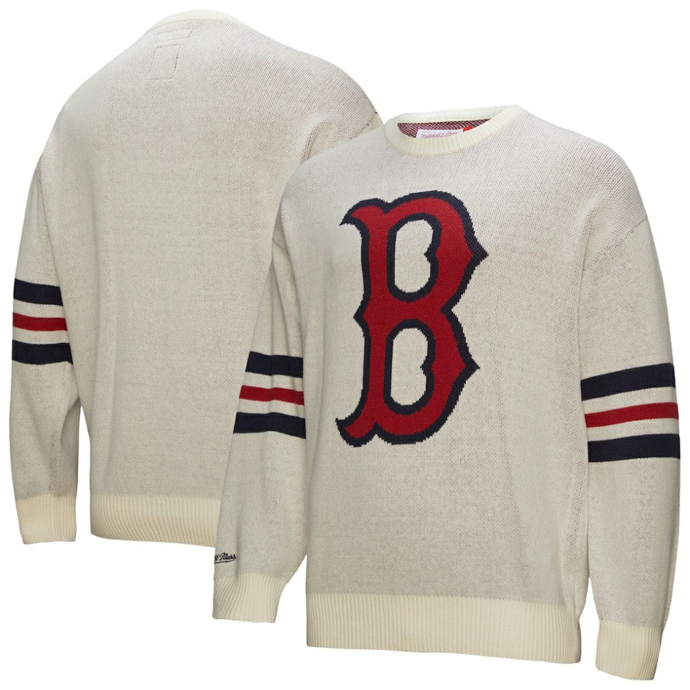Boston Red Sox Mitchell & Ness Retro Pullover Sweater - MLB Pullover
