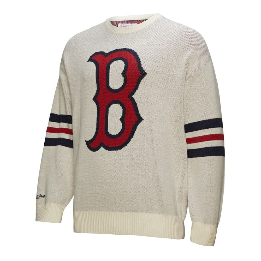 Boston Red Sox Mitchell & Ness Retro Pullover Sweater - MLB Pullover