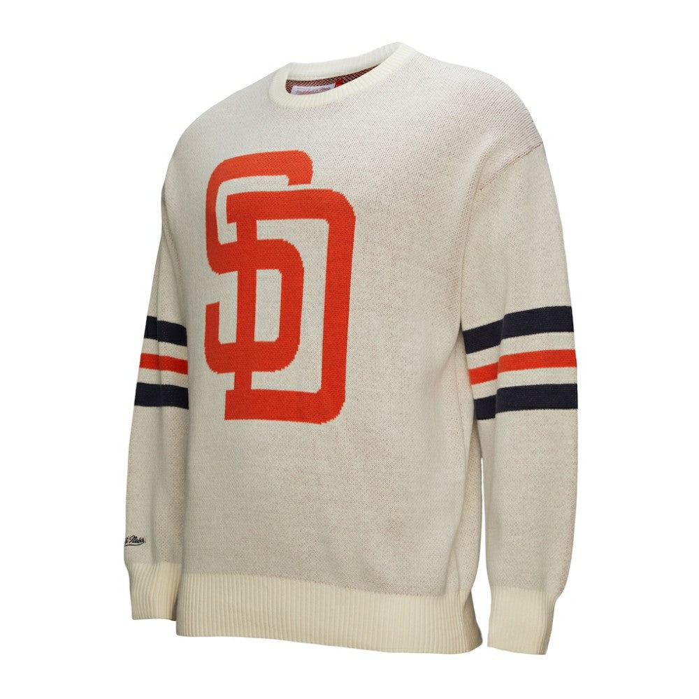 San Diego Padres Mitchell & Ness Retro Pullover Sweater - MLB Pullover