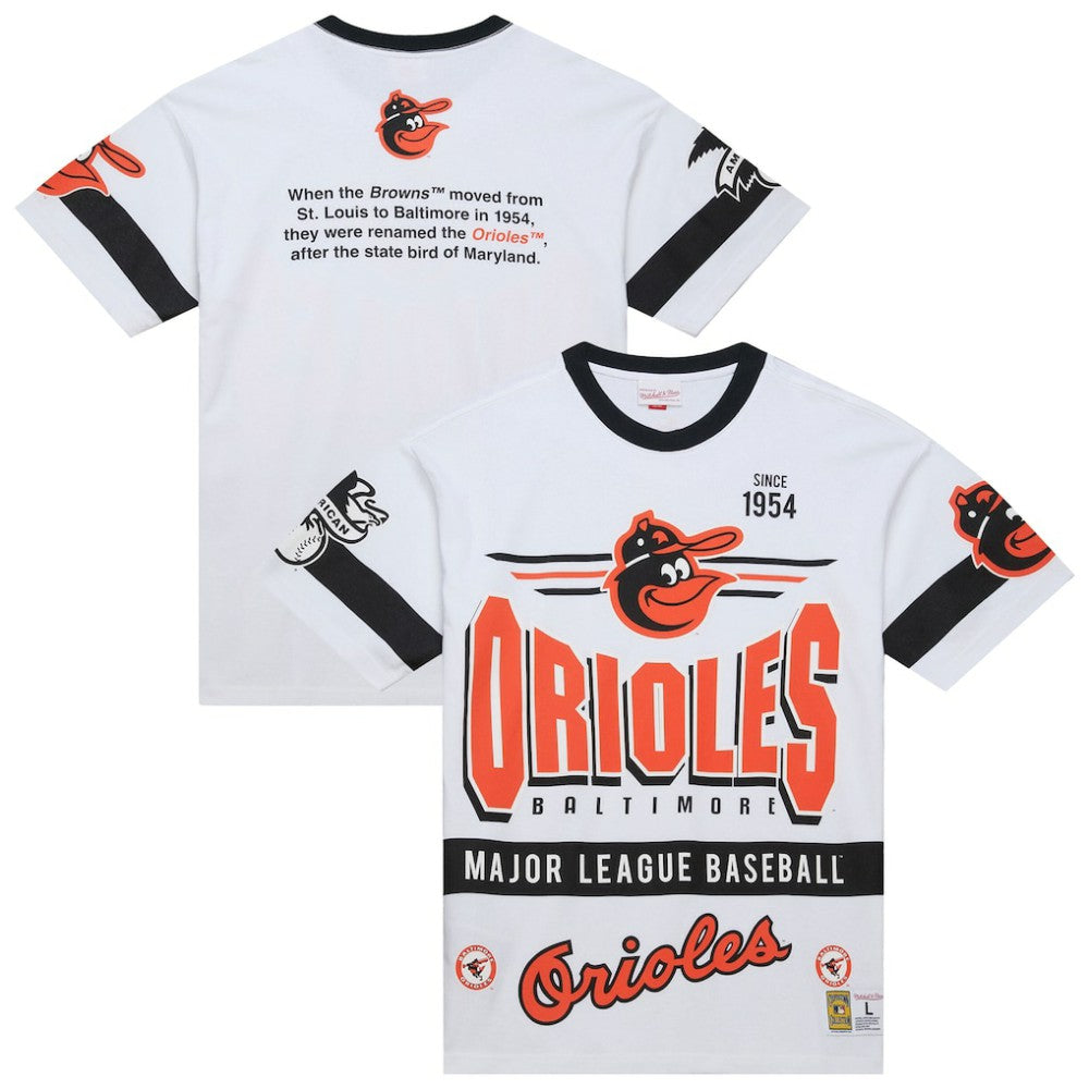 Baltimore Orioles Mitchell & Ness Cooperstown Collection Team Origins Premium T-Shirt - MLB T-shirts