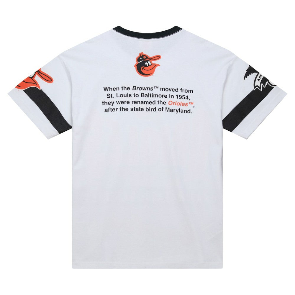 Baltimore Orioles Mitchell & Ness Cooperstown Collection Team Origins Premium T-Shirt - MLB T-shirts