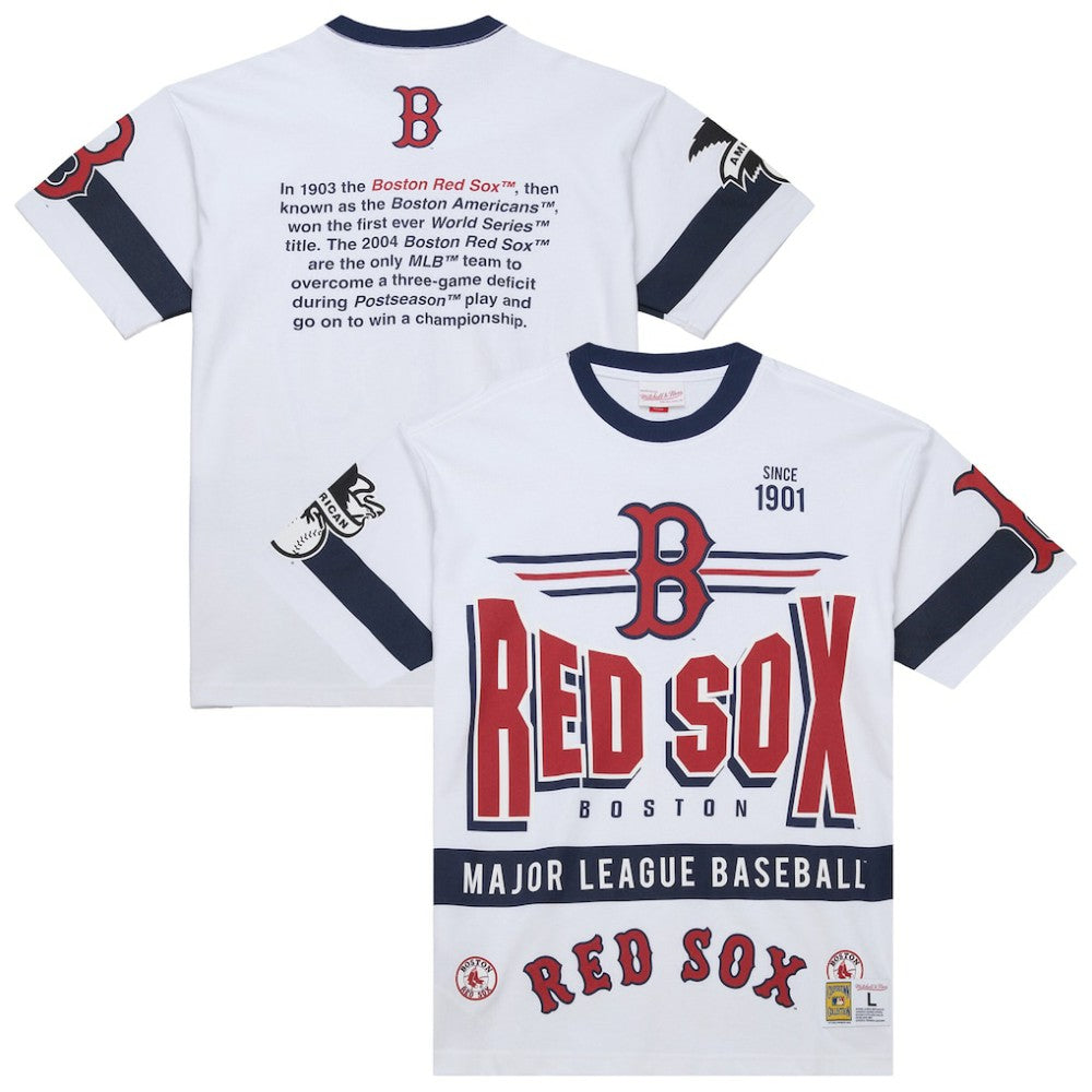 Boston Red Sox Mitchell & Ness Cooperstown Collection Team Origins Premium T-Shirt - MLB T-shirts