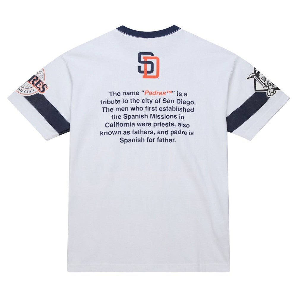 San Diego Padres Mitchell & Ness Cooperstown Collection Team Origins Premium T-Shirt - MLB T-shirts