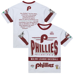 Philadelphia Phillies Mitchell & Ness Cooperstown Collection Team Origins Premium T-Shirt - MLB T-shirts