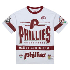 Philadelphia Phillies Mitchell & Ness Cooperstown Collection Team Origins Premium T-Shirt - MLB T-shirts
