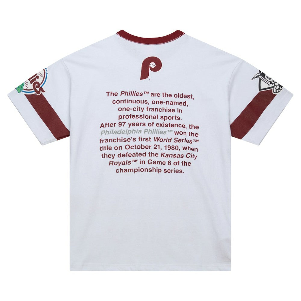 Philadelphia Phillies Mitchell & Ness Cooperstown Collection Team Origins Premium T-Shirt - MLB T-shirts