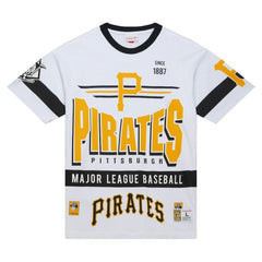 Pittsburgh Pirates Mitchell & Ness Cooperstown Collection Team Origins Premium T-Shirt - MLB T-shirts