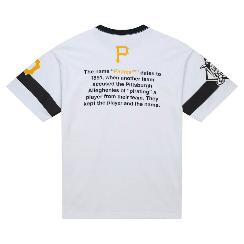 Pittsburgh Pirates Mitchell & Ness Cooperstown Collection Team Origins Premium T-Shirt - MLB T-shirts