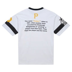 Pittsburgh Pirates Mitchell & Ness Cooperstown Collection Team Origins Premium T-Shirt - MLB T-shirts