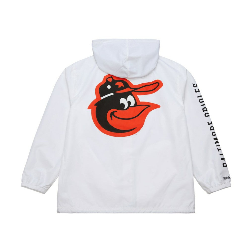 Baltimore Orioles Mitchell & Ness Vintage Full-Snap Hooded Coaches Jacket - MLB Jackets