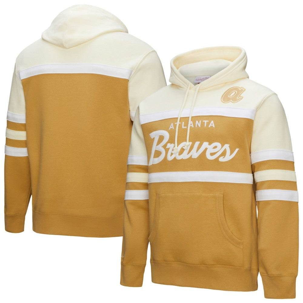 Atlanta Braves Mitchell & Ness Head Coach Pullover Hoodie - MLB Hoodies