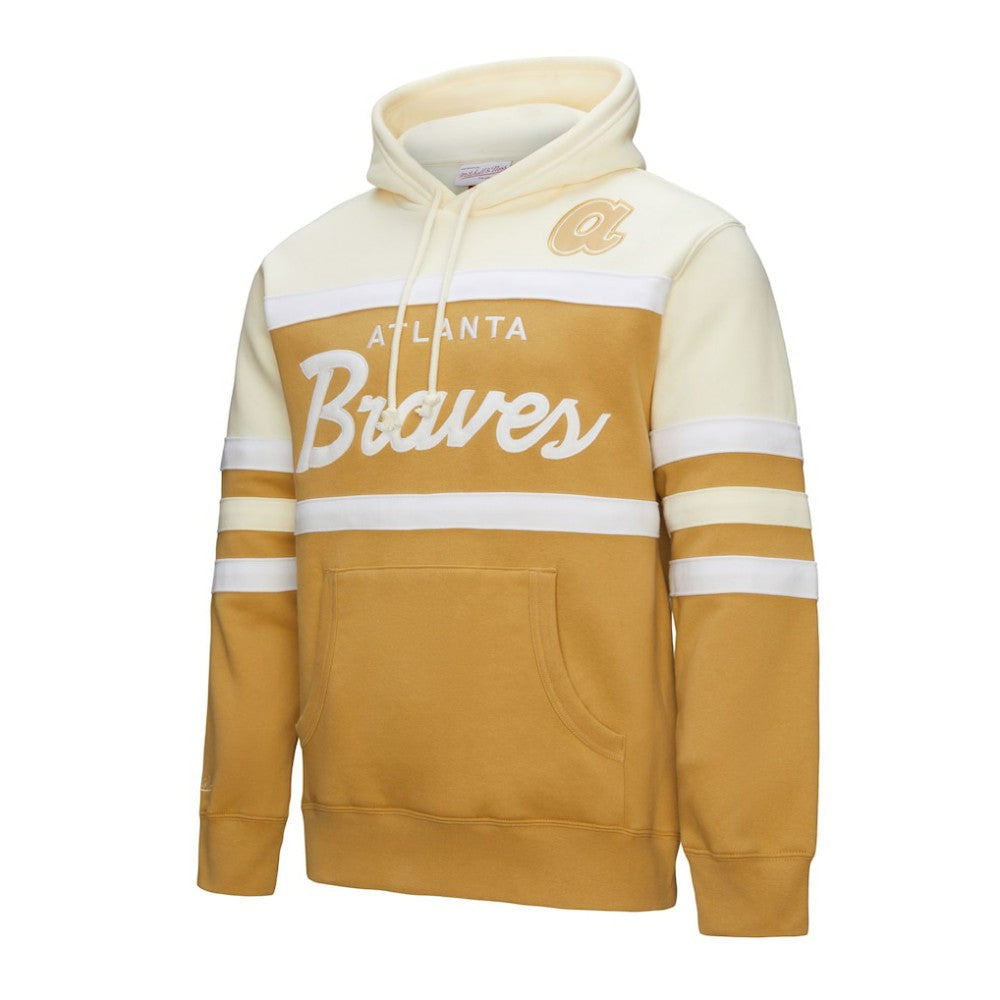 Atlanta Braves Mitchell & Ness Head Coach Pullover Hoodie - MLB Hoodies