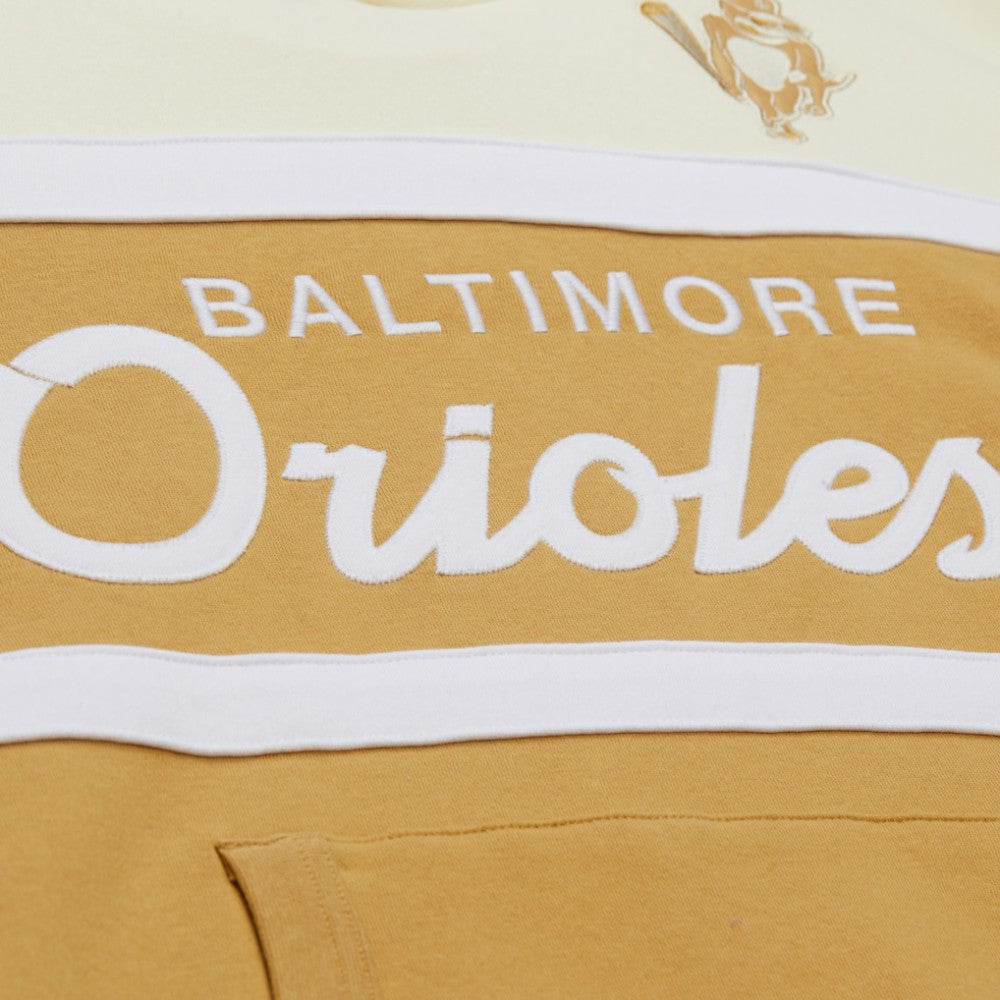 Baltimore Orioles Mitchell & Ness Head Coach Pullover Hoodie - MLB Hoodies