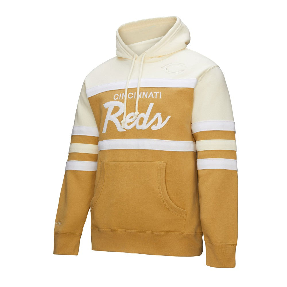 Cincinnati Reds Mitchell & Ness Head Coach Pullover Hoodie - MLB Hoodies