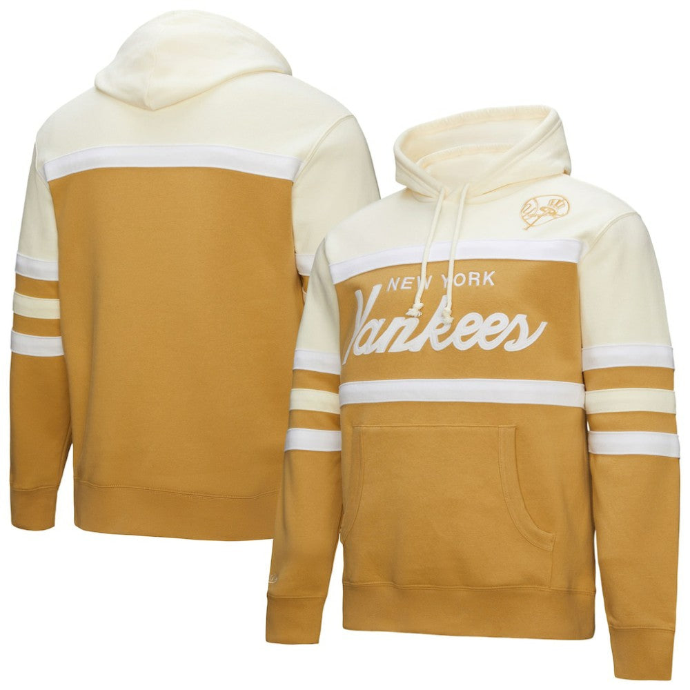 New York Yankees Mitchell & Ness Head Coach Pullover Hoodie - MLB Hoodies