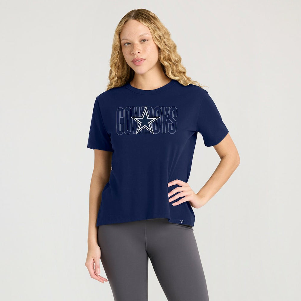 Dallas Cowboys Women's Line Em Up T-Shirt | NFL Online