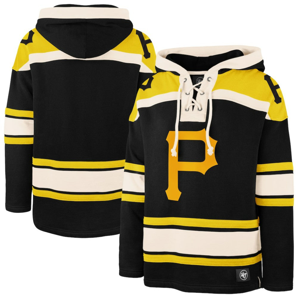 Pittsburgh Pirates '47 Superior Lacer Pullover Hoodie - MLB Hoodies
