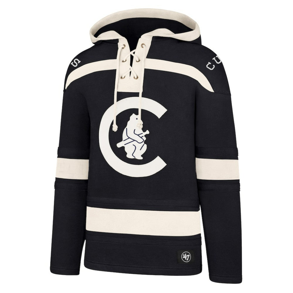 Chicago Cubs '47 Superior Lacer Pullover Hoodie - MLB Hoodies