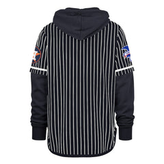 Houston Astros '47 Pinstripe Double Header Pullover Hoodie - MLB Hoodies