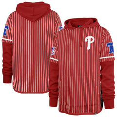 Philadelphia Phillies '47 Pinstripe Double Header Pullover Hoodie - MLB Hoodies