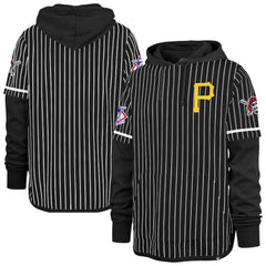 Pittsburgh Pirates '47 Pinstripe Double Header Pullover Hoodie - MLB Hoodies