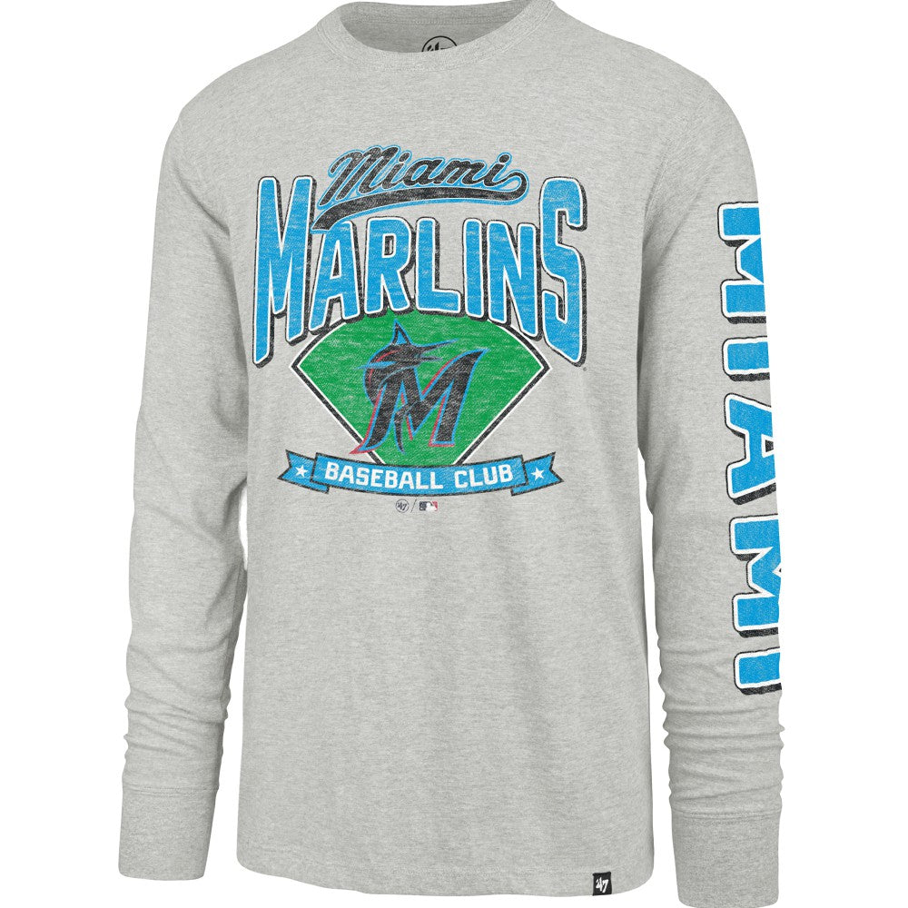 Miami Marlins '47 Fair Ball Franklin Long Sleeve T-Shirt - MLB T-shirts