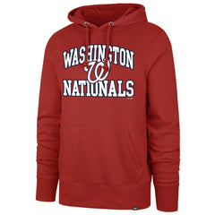 Washington Nationals '47  Velocity Headline Pullover Hoodie - MLB Hoodies