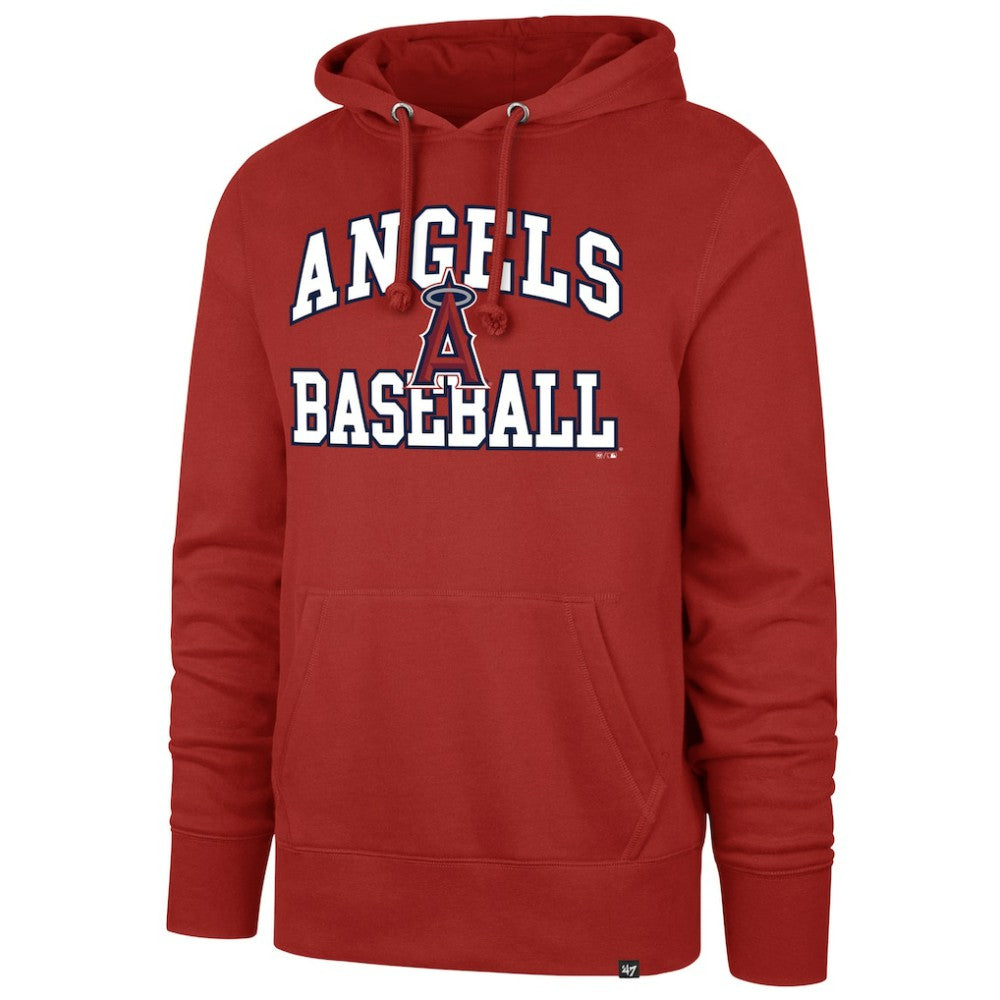 Los Angeles Angels '47  Velocity Headline Pullover Hoodie - MLB Hoodies