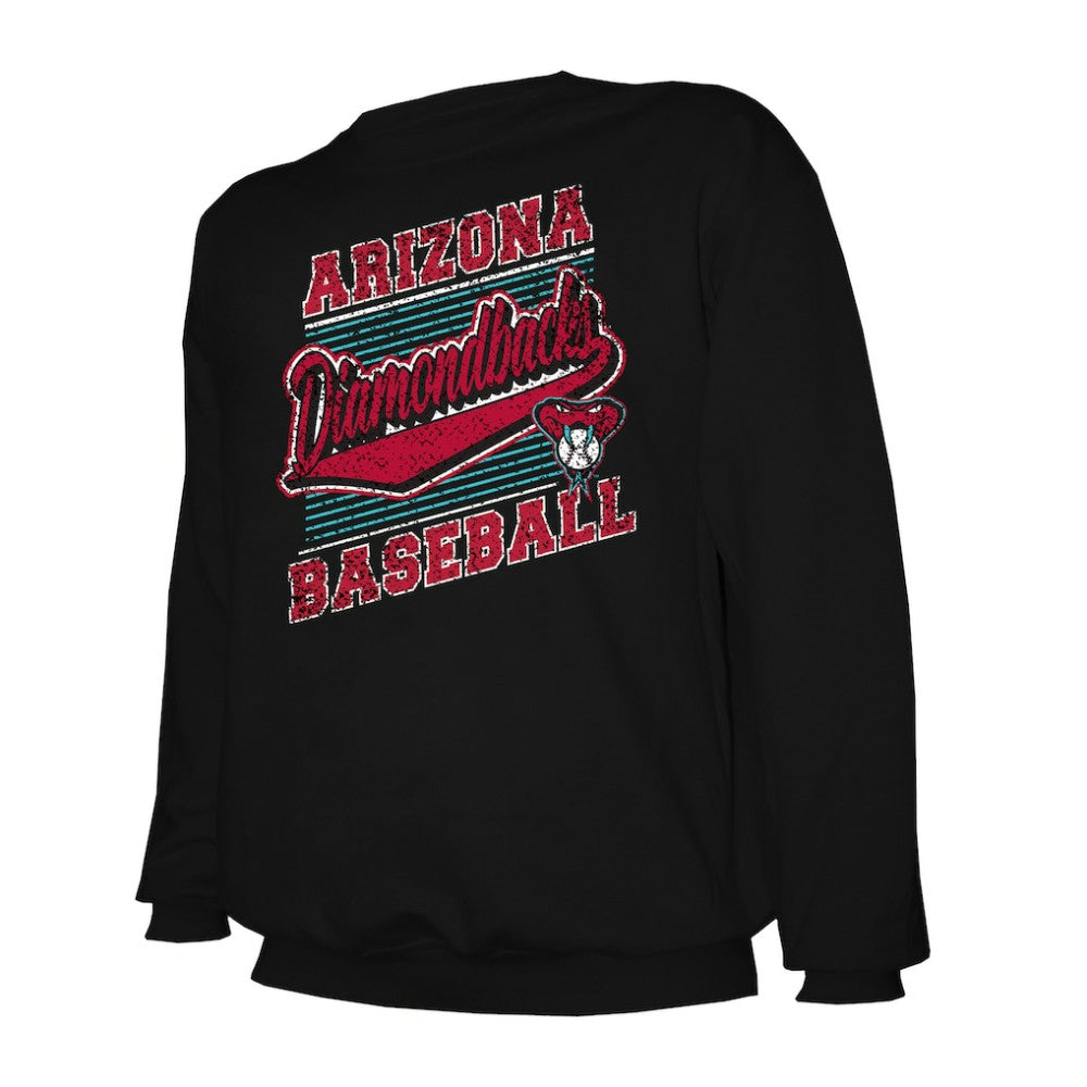 Arizona Diamondbacks Stitches Lightweight Crew Sweatshirt - MLB Sweatshirts