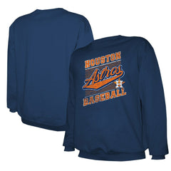 Houston Astros Stitches Lightweight Crew Sweatshirt - MLB Sweatshirts