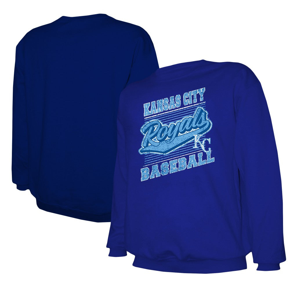 Kansas City Royals Stitches Lightweight Crew Sweatshirt - MLB Sweatshirts
