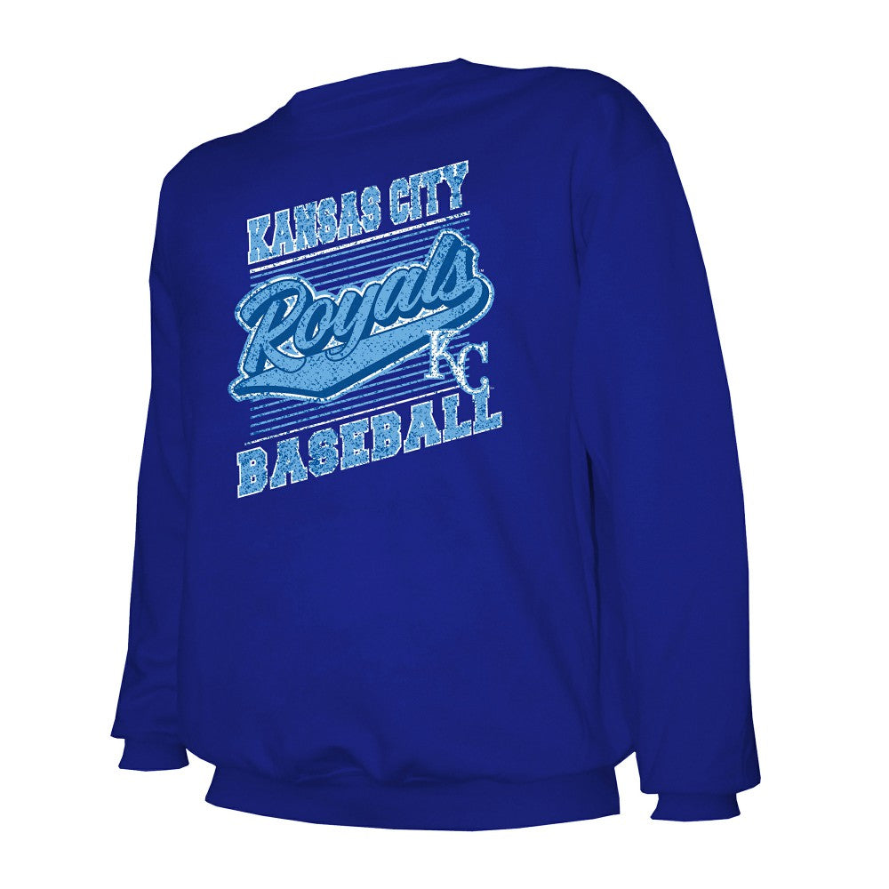 Kansas City Royals Stitches Lightweight Crew Sweatshirt - MLB Sweatshirts