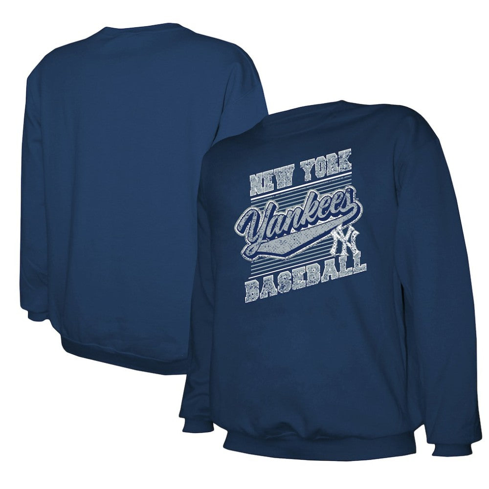 New York Yankees Stitches Lightweight Crew Sweatshirt - MLB Sweatshirts