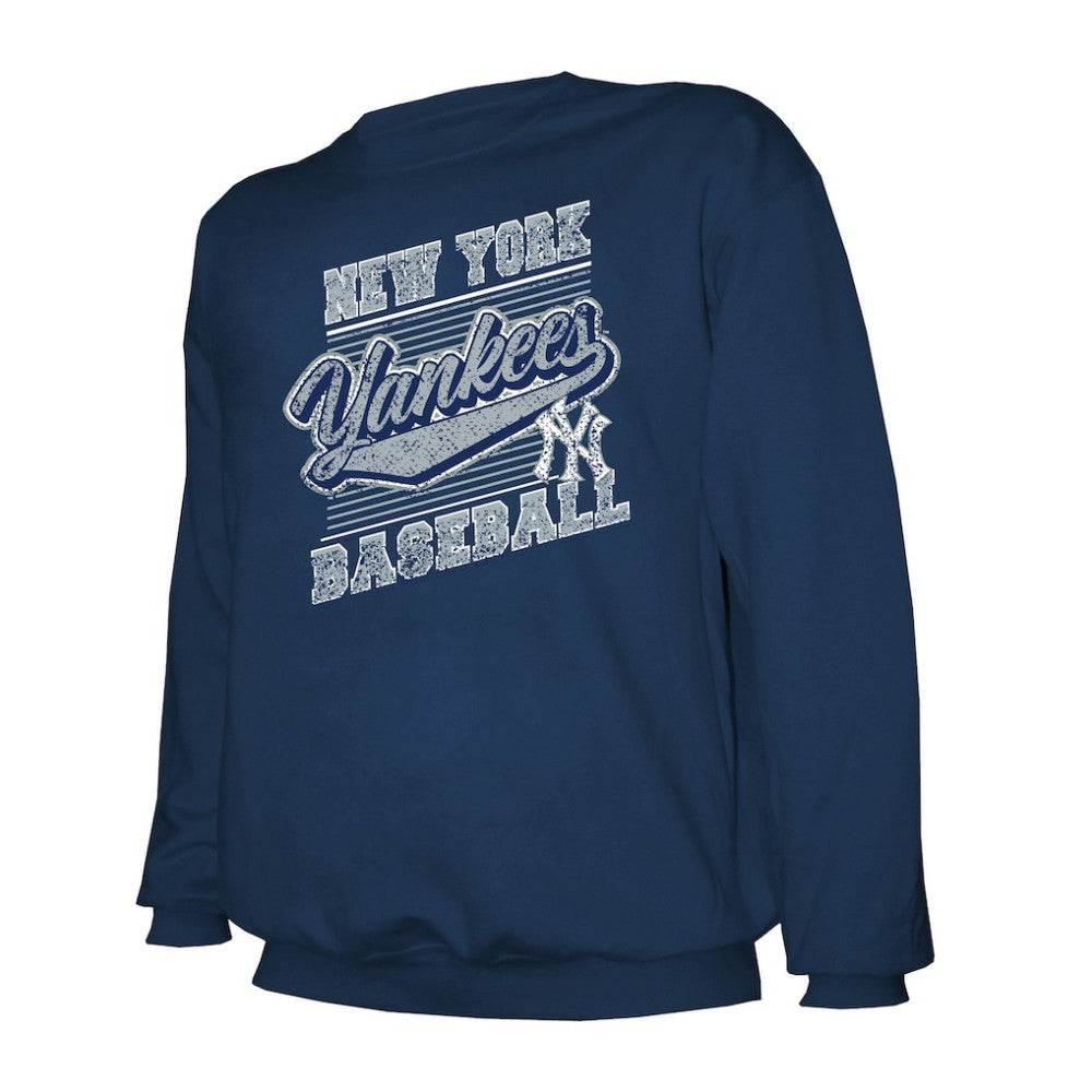 New York Yankees Stitches Lightweight Crew Sweatshirt - MLB Sweatshirts