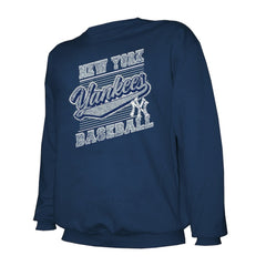 New York Yankees Stitches Lightweight Crew Sweatshirt - MLB Sweatshirts