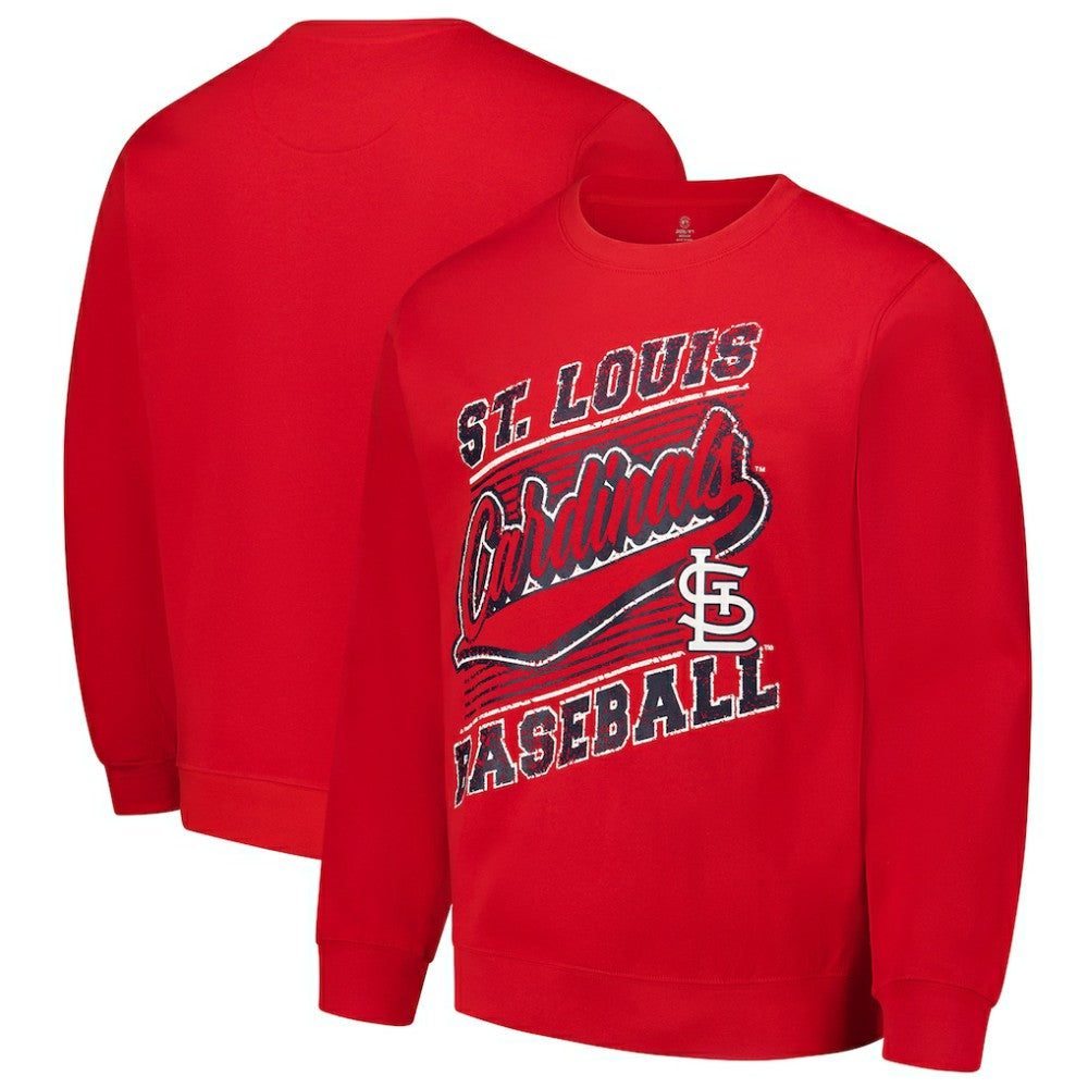 St. Louis Cardinals Stitches Lightweight Crew Sweatshirt - MLB Sweatshirts