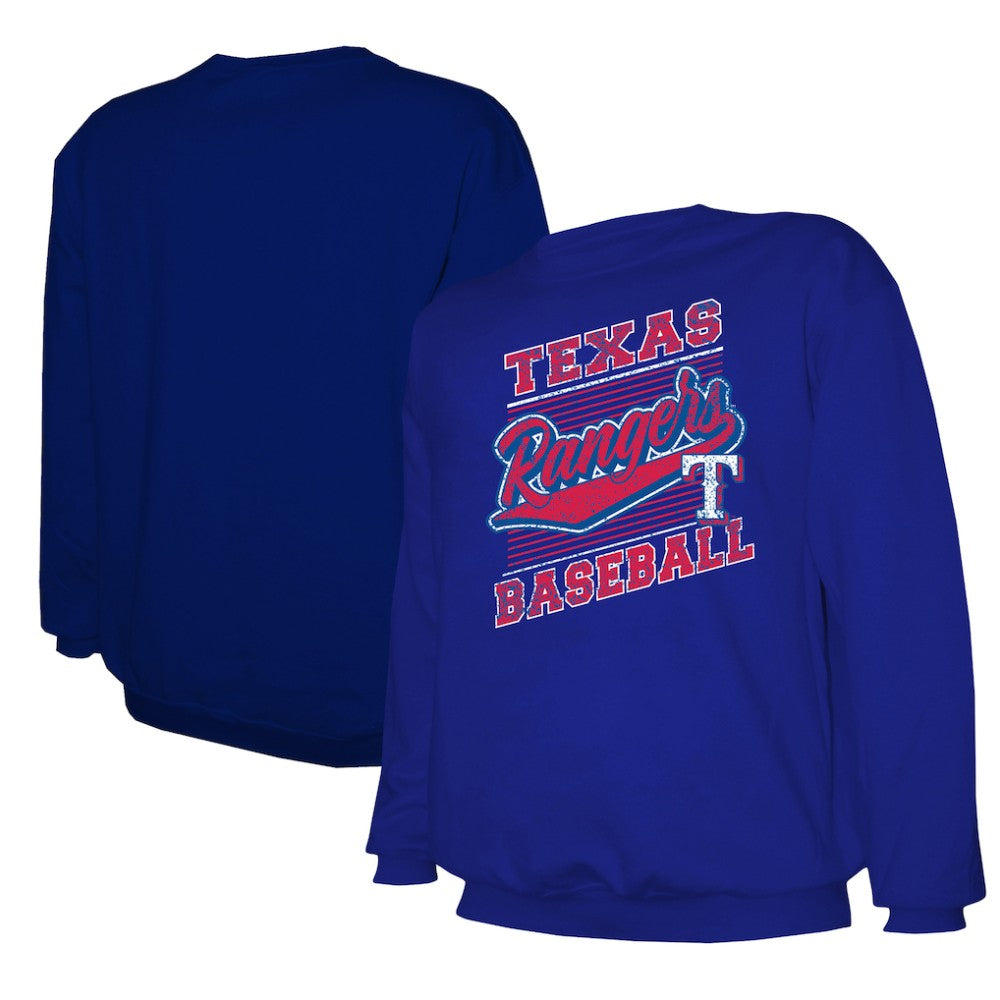 Texas Rangers Stitches Lightweight Crew Sweatshirt - MLB Sweatshirts