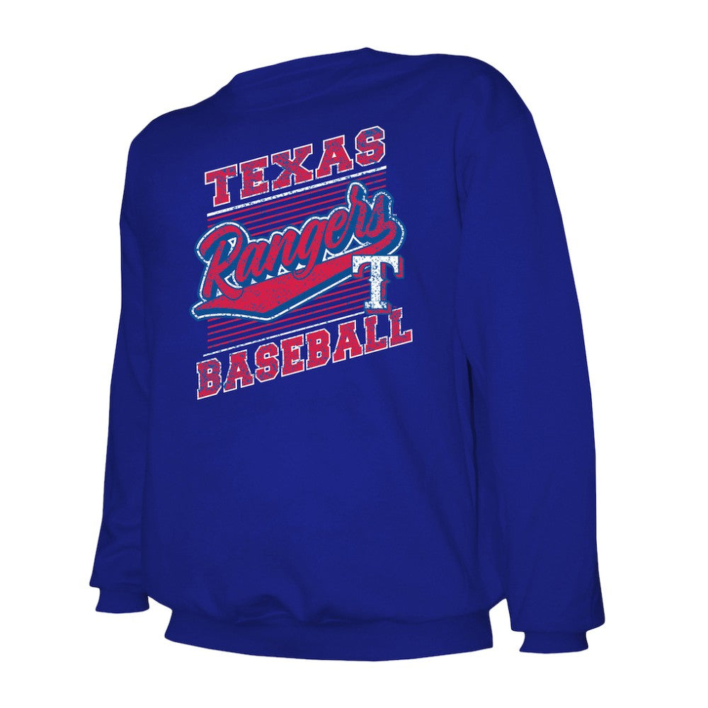 Texas Rangers Stitches Lightweight Crew Sweatshirt - MLB Sweatshirts