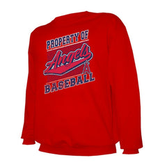 Los Angeles Angels Stitches Lightweight Crew Sweatshirt - MLB Sweatshirts