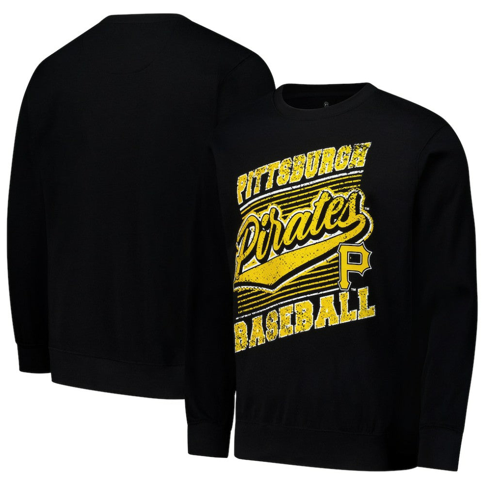 Pittsburgh Pirates Stitches Lightweight Crew Sweatshirt - MLB Sweatshirts