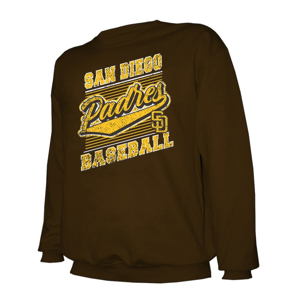 San Diego Padres Stitches Lightweight Crew Sweatshirt - MLB Sweatshirts