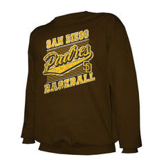 San Diego Padres Stitches Lightweight Crew Sweatshirt - MLB Sweatshirts