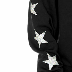 Miami Dolphins Gameday Couture Women's Rhinestone Star Sleeve Settle the Score Oversized Tri-Blend Pullover | NFL Online