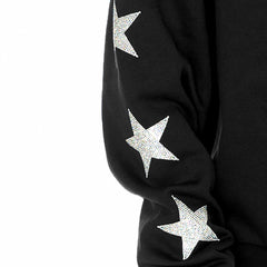 New York Jets Gameday Couture Women's Rhinestone Star Sleeve Settle the Score Oversized Tri-Blend Pullover | NFL Online