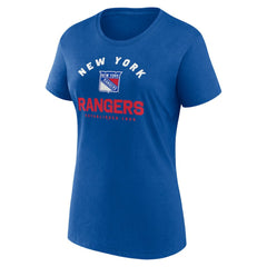 New York Rangers Logo Athletic Women's Unrivaled T-Shirt -  NHL T-shirts