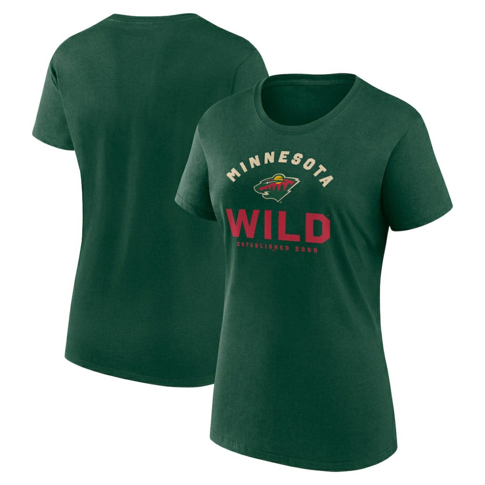Minnesota Wild Logo Athletic Women's Unrivaled T-Shirt -  NHL T-shirts